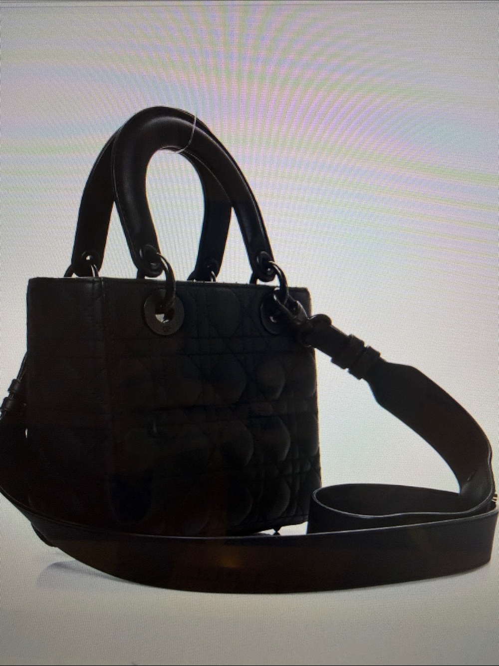 Dior Lady Ultra matte calfskin small ABC bag.